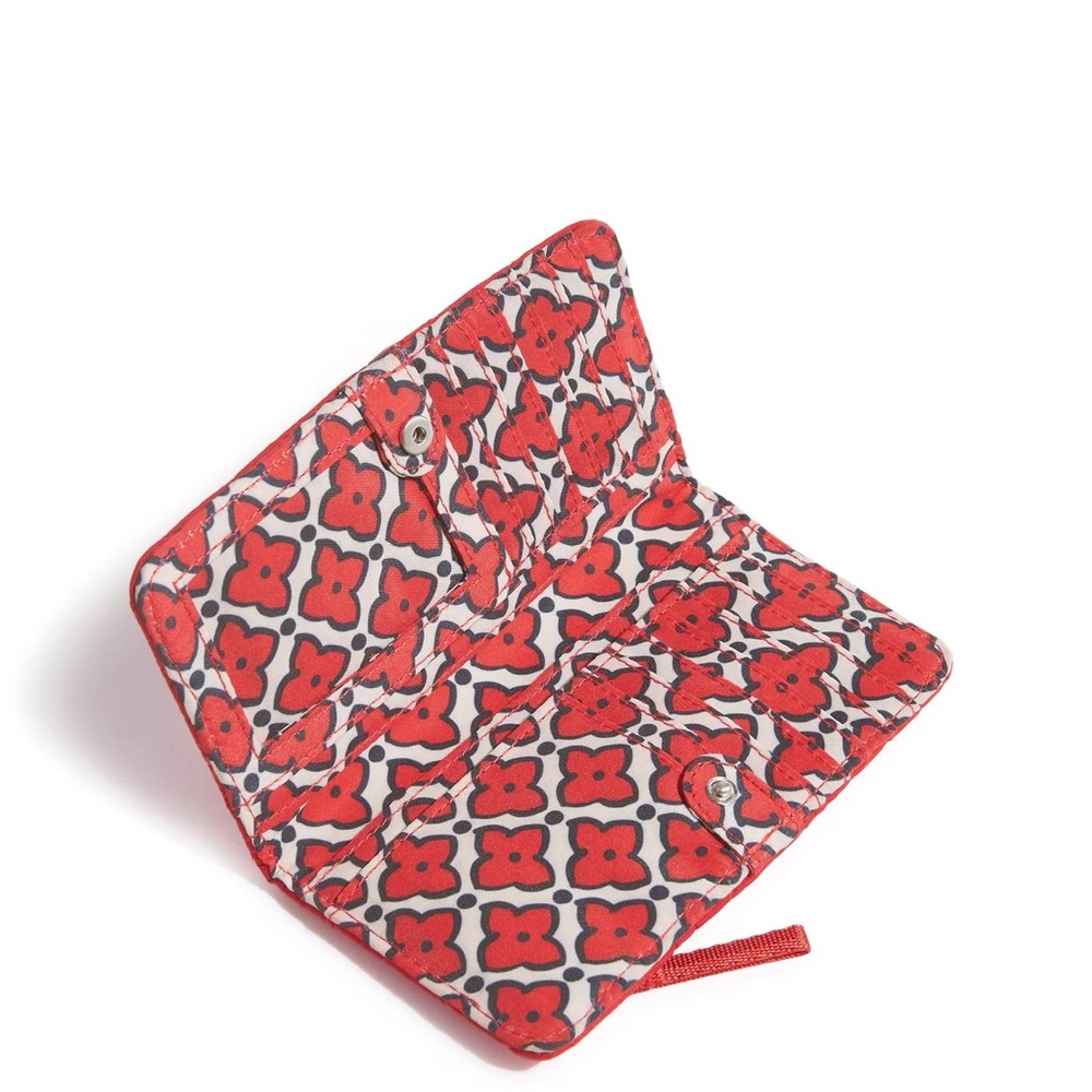 Vera Bradley Red and White Floral Wallet